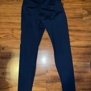 Navy Alo Insulated Leggings